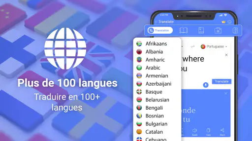Tous Langue Traduire App screenshot
