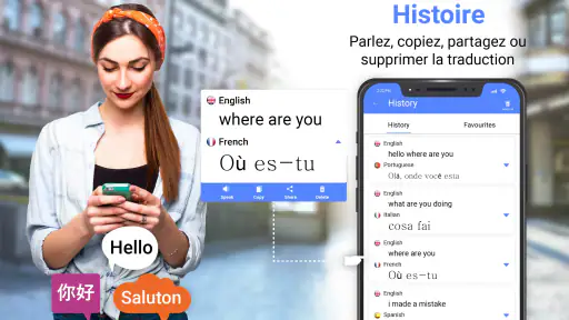 Tous Langue Traduire App screenshot