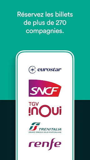 Trainline: voyage train et bus screenshot