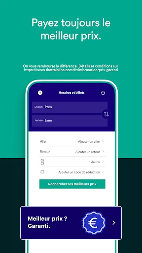 Trainline: voyage train et bus screenshot