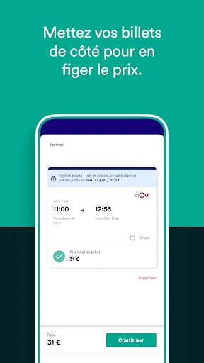 Trainline: voyage train et bus screenshot