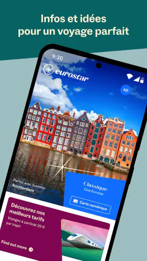 Eurostar : trains et hôtels screenshot