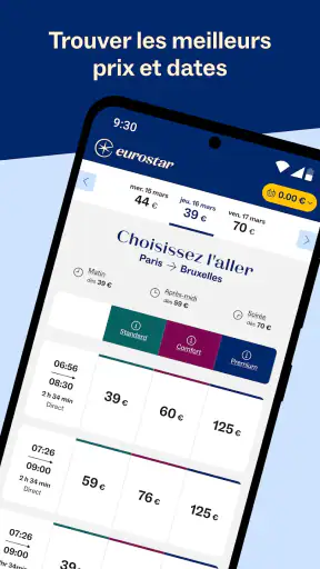 Eurostar : trains et hôtels screenshot