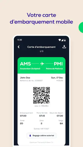 Transavia screenshot
