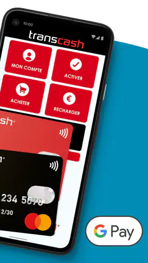 Transcash® Mastercard® screenshot