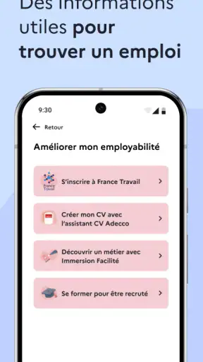 Travailler en France screenshot