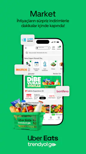 Trendyol Go: Yemek, Market, Su screenshot