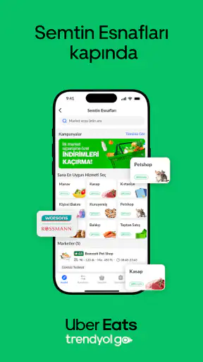 Trendyol Go: Yemek, Market, Su screenshot