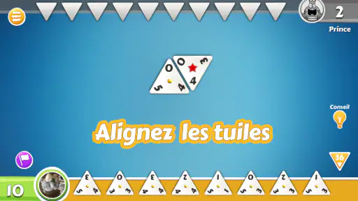 Triominos, dominos triangles screenshot