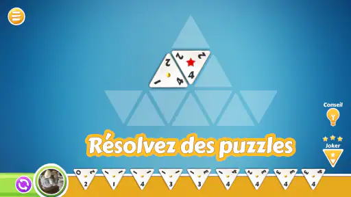 Triominos, dominos triangles screenshot