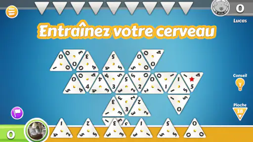 Triominos, dominos triangles screenshot