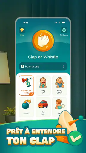 Trouver téléphone clap screenshot