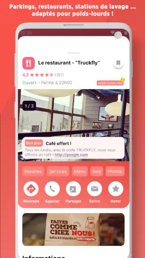 Truckfly - GPS Poids lourd screenshot