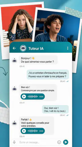 Tuteur IA : Anglais Parlé screenshot