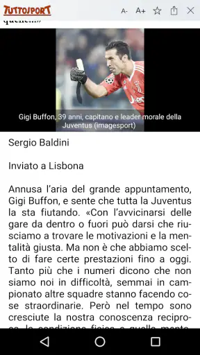Tuttosport HD screenshot