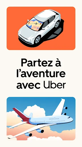 Uber : Commander une course screenshot