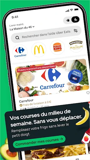 Uber Eats: Livraison de repas screenshot