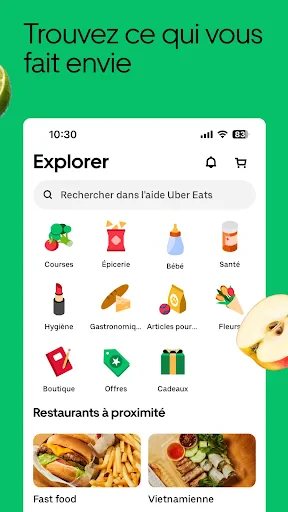 Uber Eats: Livraison de repas screenshot