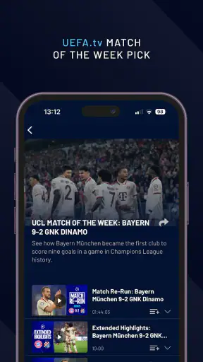UEFA.tv screenshot