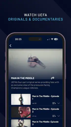 UEFA.tv screenshot