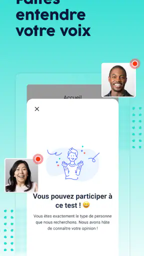 UserTesting screenshot