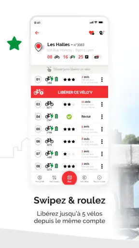 Vélo'v officiel screenshot