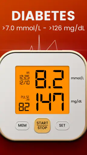 Vérificateur de glycémie screenshot