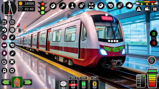 ville train sim- train Jeux 3d screenshot