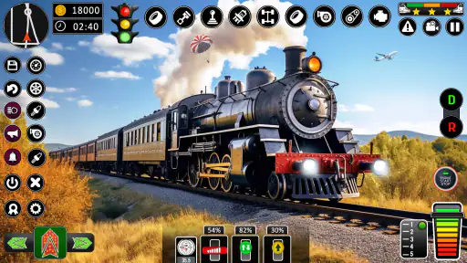 ville train sim- train Jeux 3d screenshot