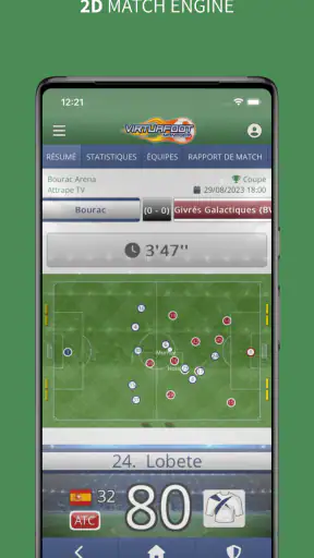 Virtuafoot Football Manager screenshot
