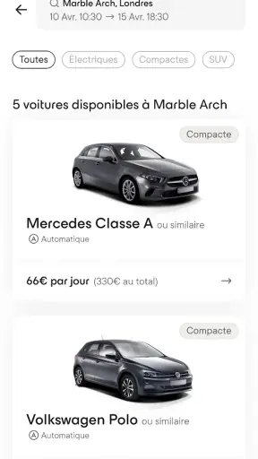 Virtuo : location de voiture screenshot