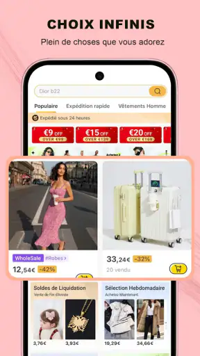 Voghion - Application d'achat screenshot