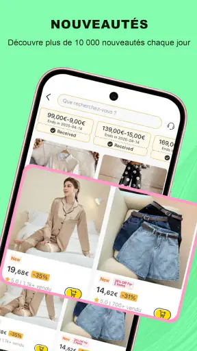 Voghion - Application d'achat screenshot