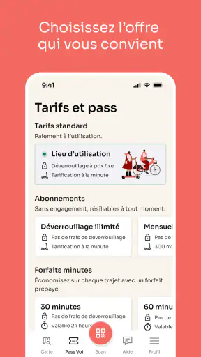 Voi – trottinettes et vélos screenshot