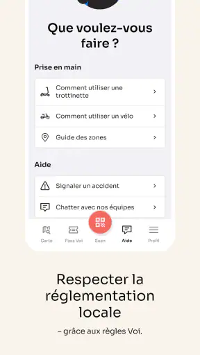 Voi – trottinettes et vélos screenshot