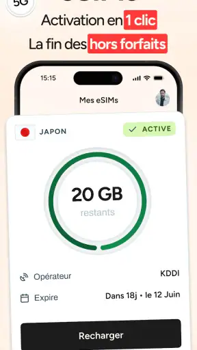 voilà : eSIM Voyage & Internet screenshot