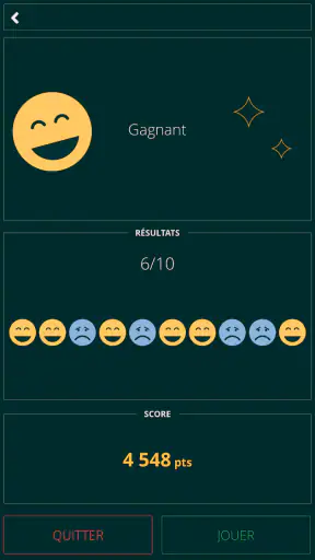 Vrai ou Faux Quiz screenshot