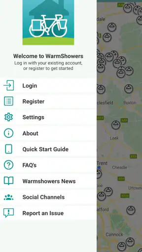 WarmShowers screenshot