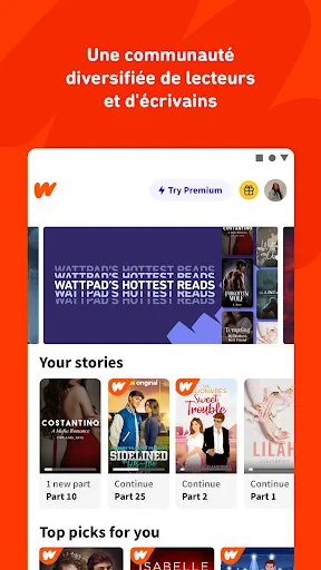 Wattpad - Lire & Écrire screenshot