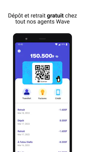 Wave - Transfert d'Argent screenshot