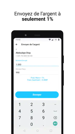 Wave - Transfert d'Argent screenshot