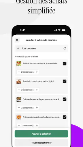 WeChef - Carnet de Recettes screenshot