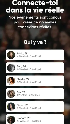 WeMeet by WeRoad screenshot