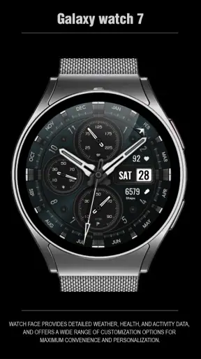 WFP 308 Business watch face screenshot