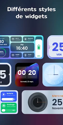 Widgets et Thèmes : iWidgets screenshot