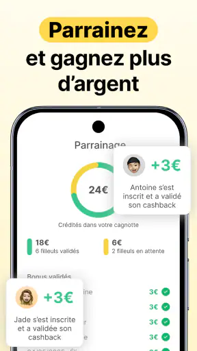 Widilo: Cashback & codes promo screenshot