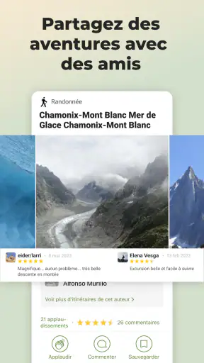 Wikiloc - Itinéraires du Monde screenshot