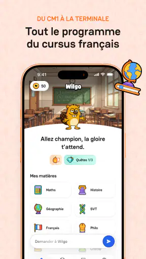 Wilgo : IA n°1 - Quiz Révision screenshot
