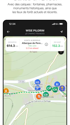 Wise Pilgrim Camino Francés screenshot