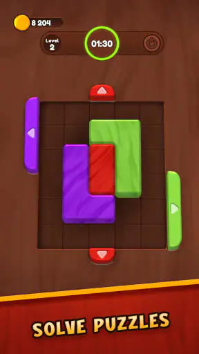 Wood Color Jam - Puzzle screenshot